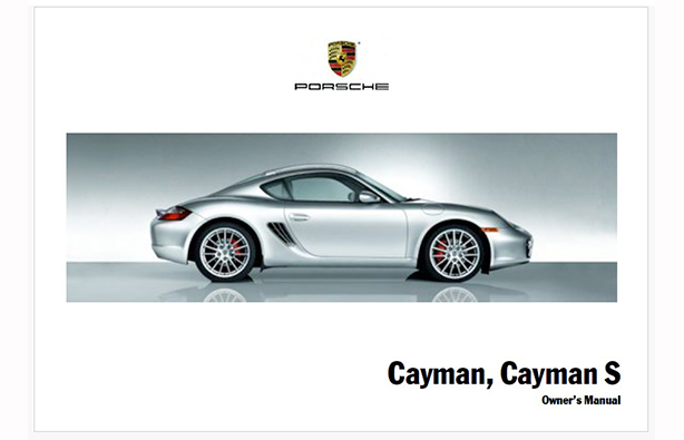 Owners Manual Book - Cayman (987) : Suncoast Porsche Parts